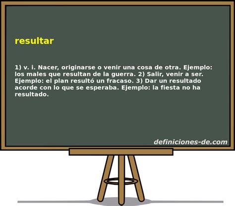resultar .